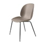 Gubi - Beetle Dining Chair, Conic Base schwarz / new beige