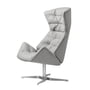 Thonet - 808 Lounge-Sessel, Gestell Edelstahl / grau (Bergen 905)