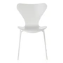 Fritz Hansen - Serie 7 Stuhl, Monochrom, weiss / Esche weiss lackiert