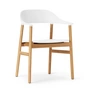 Normann Copenhagen - Herit Armlehnstuhl, Eiche / weiss
