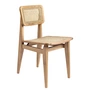 Gubi - C-Chair Dining Chair, All French Cane, Eiche geölt
