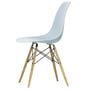 Vitra - Eames Plastic Side Chair DSW RE, Esche honigfarben / eisgrau (Filzgleiter weiss)