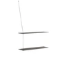 Woud - Stedge Wandregal 80 cm, schwarz