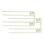 String - Hanger Rack Modul für Weingläser, 16 x 30 cm, weiss (2er-Set)