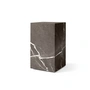 Audo - Plinth Tall Beistelltisch, grau / braun