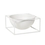 Audo - Kubus Bowl Centerpieces H 11.5 cm, large / weiss