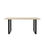 Muuto - 70/70 Esstisch, 170 x 85 cm, Eiche / schwarz