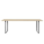 Muuto - 70/70 Esstisch, 225 x 90 cm, Eiche / grau