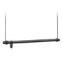 Lind DNA - Swing Hängegarderobe L (110 cm), Eiche schwarz / Leder schwarz