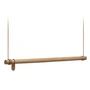 Lind DNA - Swing Hängegarderobe L (110 cm), Eiche natur / Leder natur