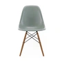 Vitra - Eames Fiberglass Side Chair DSW, Esche honigfarben / Eames sea foam green (Filzgleiter weiss)