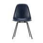 Vitra - Eames Fiberglass Side Chair DSX, basic dark / Eames navy blue (Filzgleiter basic dark)