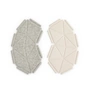 Kvadrat - Clouds 8er-Set, Divina Melange 120 (meliertes grau) / Divina 106 (weiss)
