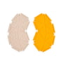 Kvadrat - Clouds 8er-Set, Divina MD 213 (meliertes beige) / Divina 426 (orange)