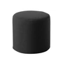 Softline - Drum Hocker / Beistelltisch hoch, Ø 45 x H 40 cm, Vision dunkelgrau (439)