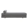 Softline - Lubi Schlafsofa mit Kaltschaummatratze, Vision hellgrau (445), inkl. Nackenrolle