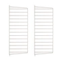 String - Wandleiter für String Regal 75 x 30 cm (2er-Set), beige