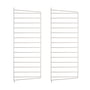 String - Wandleiter für String Regal 75 x 30 cm (2er-Set), beige