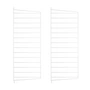 String - Wandleiter für String Regal 75 x 30 cm (2er-Set), weiss