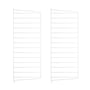 String - Wandleiter für String Regal 75 x 30 cm (2er-Set), weiss