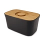 Joseph Joseph - Bread Bin Brotkorb mit Schneidebrettdeckel, Bambus / schwarz