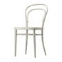 Thonet - 214 M Bugholzstuhl, Muldensitz Formsperrholz / Buche weiss lasiert (TP 200)