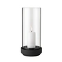 Stelton - Hurricane Windlicht, H 29 cm, schwarz