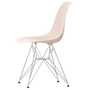Vitra - Eames Plastic Side Chair DSR RE, verchromt / zartrosé (Filzgleiter basic dark)
