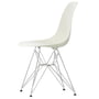 Vitra - Eames Plastic Side Chair DSR RE, verchromt / kieselstein (Filzgleiter basic dark)