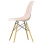 Vitra - Eames Plastic Side Chair DSW RE, Ahorn gelblich / zartrosé (Filzgleiter weiss)