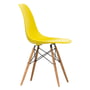 Vitra - Eames Plastic Side Chair DSW, Esche honigfarben / sunlight (Filzgleiter weiss)