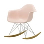Vitra - Eames Plastic Armchair RAR RE, Ahorn gelblich / Chrom / zartrosé