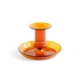 HAY - Flare Kerzenhalter, Ø 11 x H 7,5 cm, amber