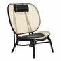 Norr11 - Nomad Lounge Sessel, Natur / schwarz