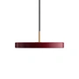 Umage - Asteria Mini LED-Pendelleuchte, Messing / ruby red