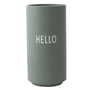 Design Letters - AJ Favourite Porzellan Vase, Hello / grün