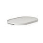 Zone Denmark - Singles Metall-Tablett oval, 35 x 23 cm, warm grey