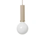 Ferm Living - Socket Pendelleuchte High, beige