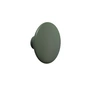 Muuto - Wandhaken "The Dots" single small, dunkelgrün