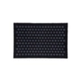 tica copenhagen - Dot Fussmatte 40 x 60 cm, schwarz / grau