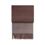 Elvang - Horizon Decke, 130 x 200 cm, pflaume / cognac