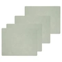 Lind DNA - Tischset Square L, 35 x 45 cm, Nupo olivgrün (4er-Set)