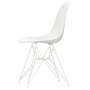 Vitra - Eames Plastic Side Chair DSR, weiss / weiss (Filzgleiter weiss)