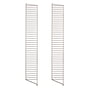 String - Bodenleiter für String Regal 200 x 30 cm (2er Set), braun