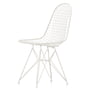 Vitra - Wire Chair DKR (H 43 cm), weiss / ohne Bezug, Filzgleiter (weiss)	