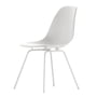 Vitra - Eames Plastic Side Chair DSX, weiss / weiss (Filzgleiter weiss)