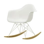Vitra - Eames Plastic Armchair RAR, Ahorn gelblich / weiss / weiss