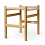 Carl Hansen - CH53 Hocker, Eiche geölt / Naturgeflecht