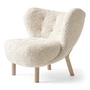 &Tradition - Little Petra VB1 Lounge Chair, Eiche geölt / Schaffell Moonlight
