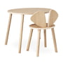 Nofred - Mouse School Set (Junior - Stuhl und Tisch), Eiche matt lackiert